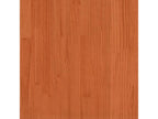 Cadre de lit marron 90x190 bois de pin massif LWLU42948