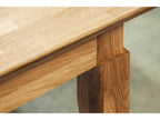 Boisona - Table avec plateau extensible en chêne sauvage huilé naturel JGRU03780