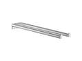 Porte-serviettes Boisona double branche 45 cm chromé MAQK12538