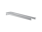 Porte-serviettes Boisona double branche 45 cm chromé MAQK12538
