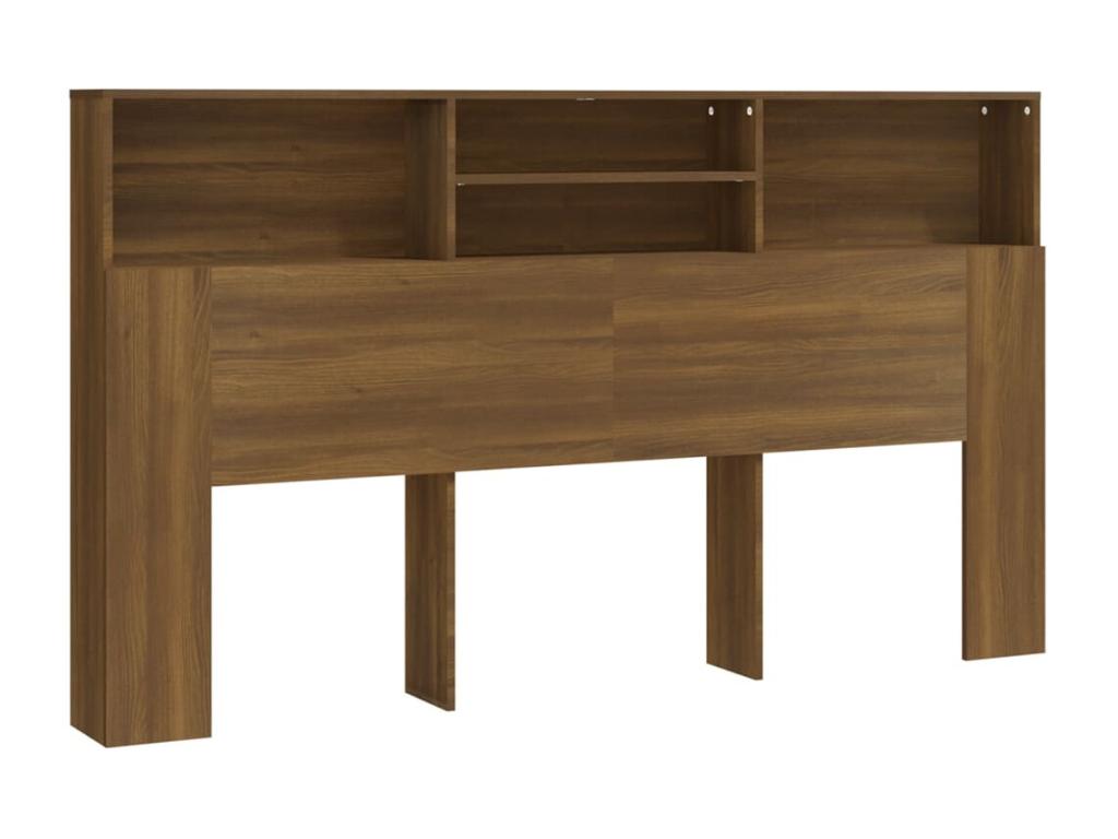 Armoire de tête de lit Chêne marron 180x19x103.5 cm YIHH46895