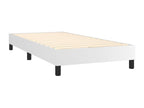 Sommier à Boisona de lit avec matelas Blanc 90x190 Similicuir WWHH13594