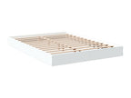Cadre de lit Blanc 120x190 cm bois d'ingénierie ISSE53684