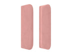 Tête de lit avec oreilles Rose 147x16x78/88 cm Velours UAQM89226