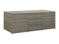 Coffre boîte meuble de résine grise 180x90x75 cm 02 0013119 BKAM27224