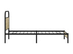 Cadre de lit sans matelas 90x190cm chêne Boisona bois ingénierie BMAA83563