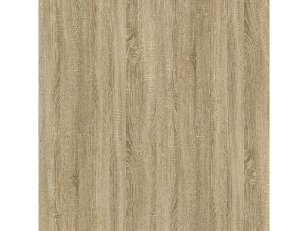 Table en bois d'ingénierie brun, 57 x 55 x 36 cm