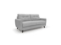 Boisona Canapé lit convertible en tissu doux imperméable T02 208 cm mat- 160x197 gris clair WEPZ96044