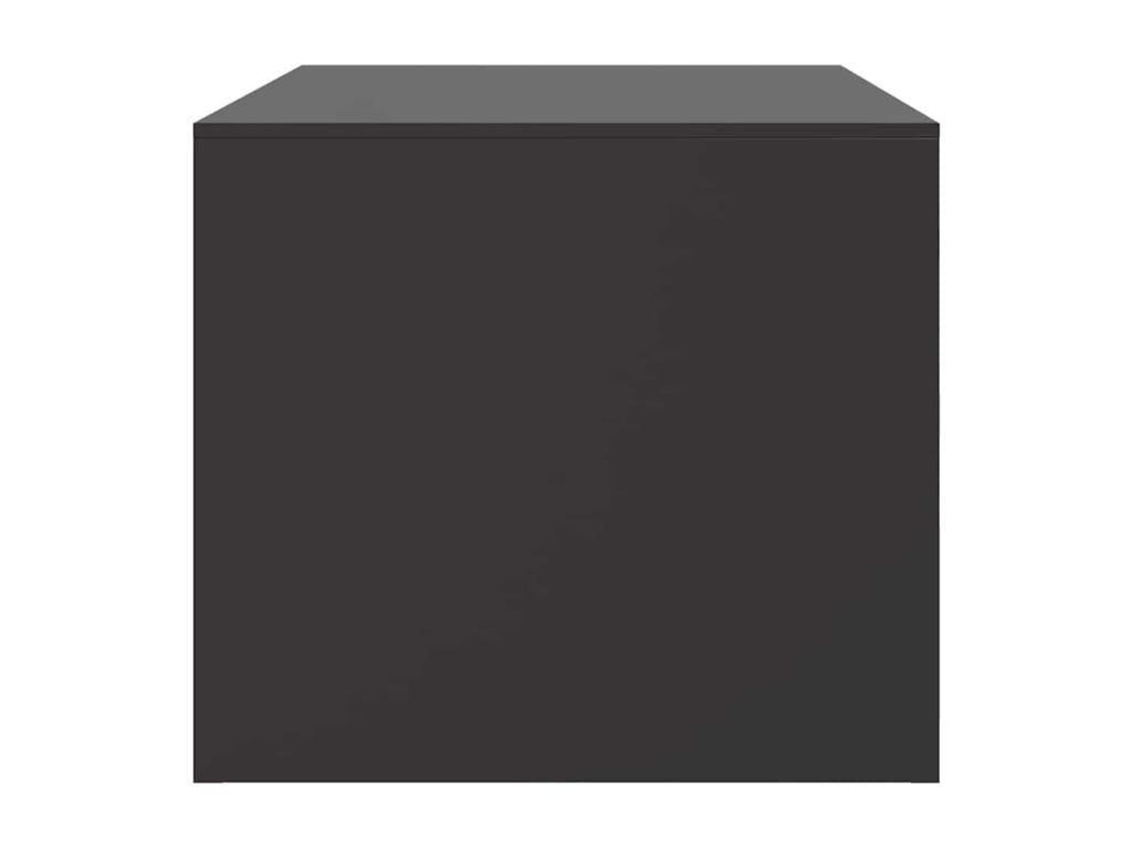 Table basse noir 67x50x44 cm acier LEXA76154