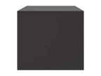 Table basse noir 67x50x44 cm acier LEXA76154