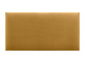 Boisona Tête de Lit Velours Lisse 110x60 Lits 105 - Moutarde OMAS43369