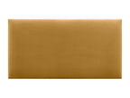 Boisona Tête de Lit Velours Lisse 110x60 Lits 105 - Moutarde OMAS43369