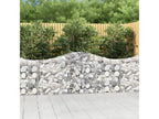 Paniers à gabions arqués 6 pièces 200x30x80/100 cm Fer galvanisé NGWW09255