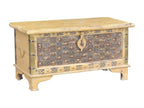Coffre en bois marron 90x40x45h UERH21672