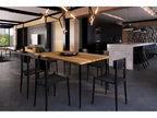 Boisona - Table en chêne sauvage huilé naturel 80x190 ZUOC57523