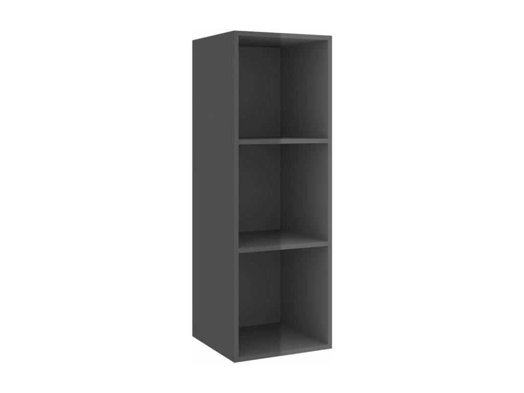Ensemble de meubles TV 4 pcs Gris brillant Bois d'ingénierie JEMX21062