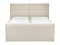Lit Boxspring Tissu Boisona 160x200 cm Beige clair MGLE74464