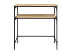 Table console chêne Boisona 75x35,5x75 cm bois d'ingénierie NWEO85832