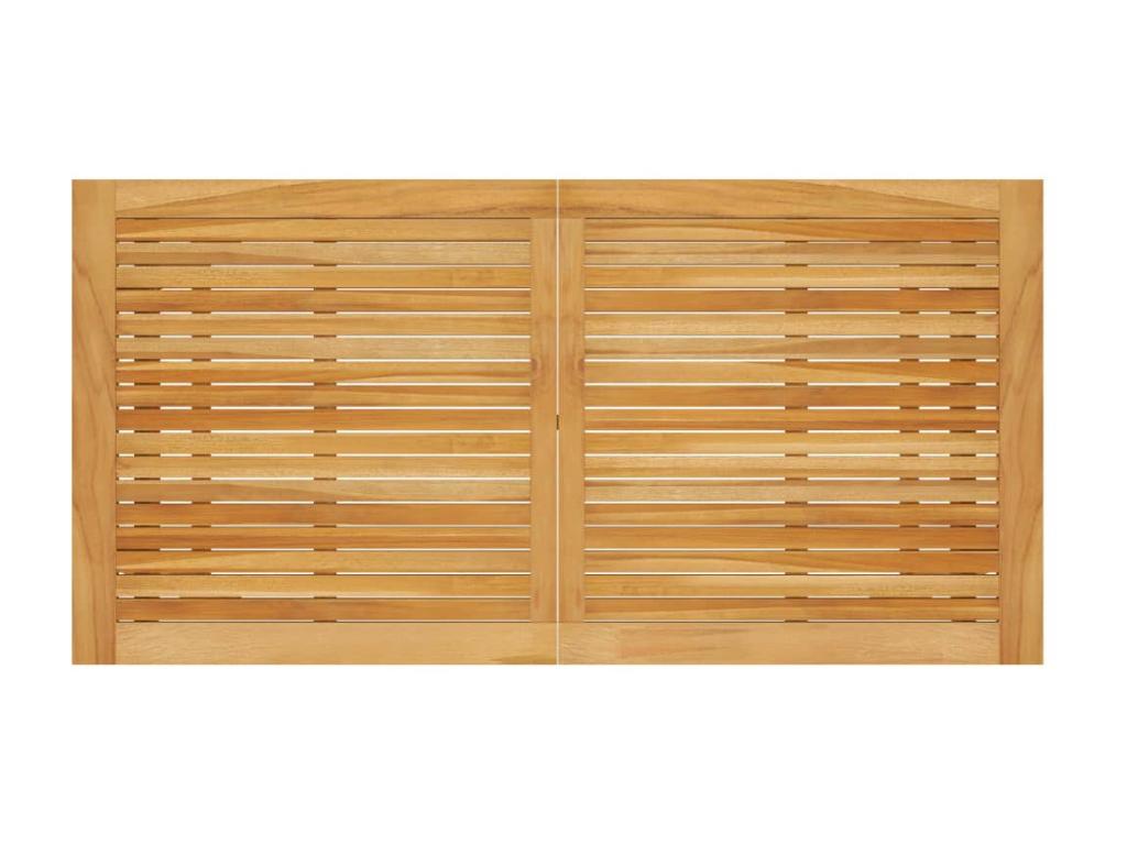 Ensemble de salle à manger de jardin 5 pcs Noir 93 VYYE46954