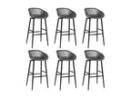 Ensemble de bar 7 pcs Noir et gris 3 WIHU11078