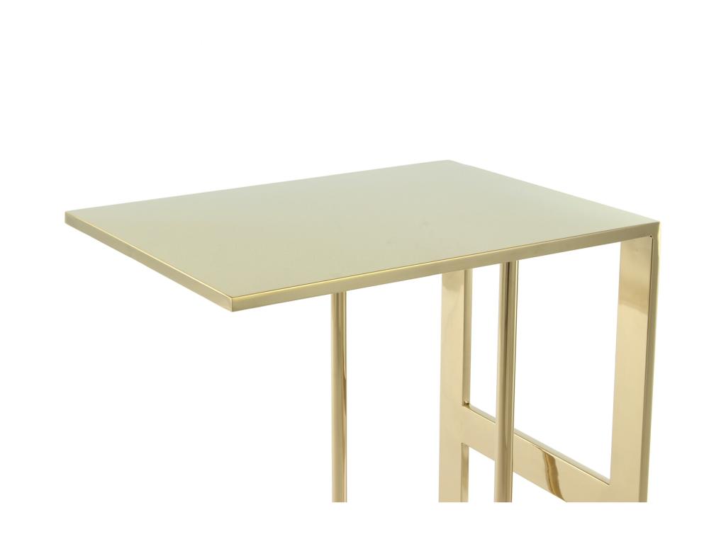 Table d'appoint dorée