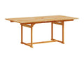 Ensemble à manger de jardin 5 pièces bois d'Boisona solide textilène WIBO52815