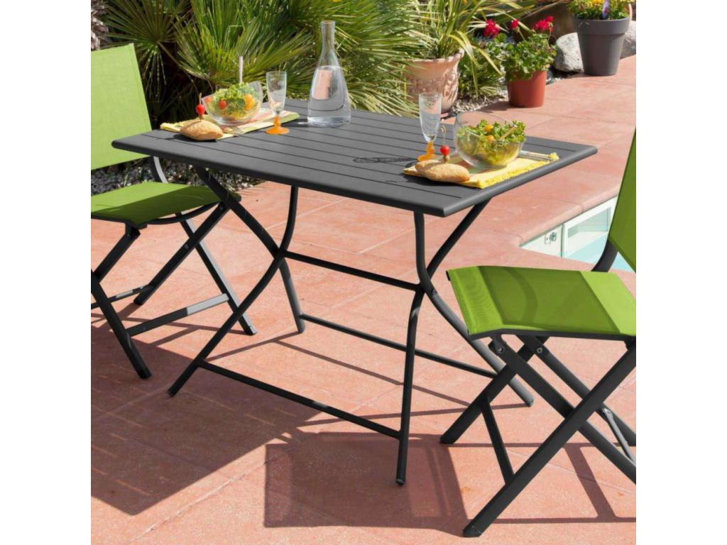 Table de jardin en aluminium 4 personnes Boisona PHBD67190