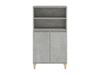 Buffet haut Gris béton 60x36x110 cm Bois d'ingénierie GDJO86329