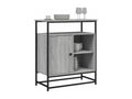 Buffet Boisona gris 69x35x80 cm bois d'ingénierie KAJM85327