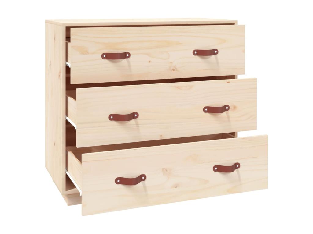 Buffet 80x40x75 cm Bois massif de pin BIMX43511
