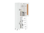 Buffet haut Blanc 69,5x34x180 cm Bois d'ingénierie EPHR26758