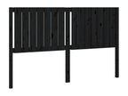 Tête de lit Noir 165,5x4x100 cm Bois massif de pin BPWD46773