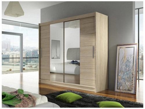 Armoire Boisona 123 Boisona chêne 215x180x58cm Portes d'armoire Glissement KYTS09825