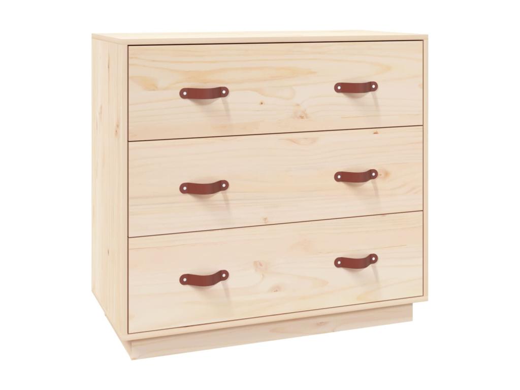 Buffet 80x40x75 cm Bois massif de pin BIMX43511