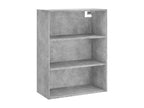 Buffet haut Gris béton 69,5x34x180 cm Bois d'ingénierie XJOD60340