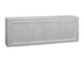 Boisona - Buffet 4 Portes Laqué Blanc à Boisona et Leds WWUD30313