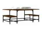 Table basse chêne marron 100x50,5x40 cm bois d'ingénierie RSDO32466
