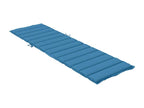 Coussin de chaise longue bleu Boisona 200x50x4 cm tissu JHKP65229
