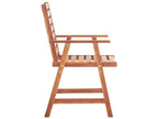 Chaises à manger d'extérieur lot de 3 et coussins Boisona massif OADQ72215