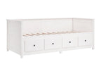 Lit de jour Blanc 90x190 cm Bois de pin massif VCMD40652