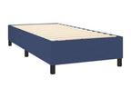 Sommier tapissier avec matelas et LED Bleu 90x190 cm Tissu XEKH63273
