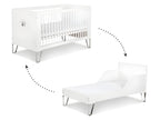Lit bébé évolutif et Commode à langer Boisona by Boisona - Blanc NLNV39947