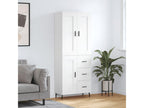 Buffet haut Blanc 69,5x34x180 cm Bois d'ingénierie EPHR26758