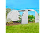 Serre tunnel de jardin 4 saisons 12M² blanc Boisona 4x3m Boisona FSIX90919