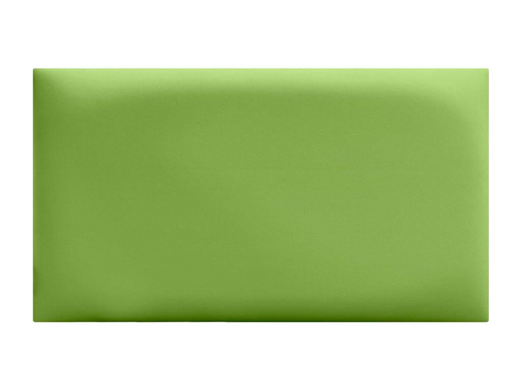 Lot de 1 panneau rembourré en similicuir écologique Boisona autocollant pour protection acoustique murale absorbante Vert 60x50 cm x1 NGRP97560