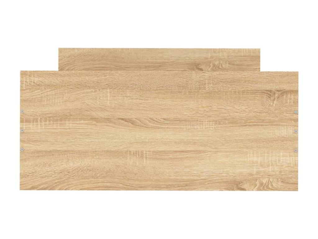 Cadre de lit chêne Boisona 90x200 bois d'ingénierie JOSB27626