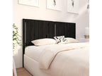 Tête de lit Noir 165,5x4x100 cm Bois massif de pin BPWD46773