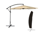 Parasol déporté Boisona rond 3m de diamètre beige housse - Boisona SJRF91783