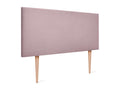 Boisona Tête de lit en tissu Boisona lisse 95x105cm avec pieds Lits 90 - Saumon FDHK32451