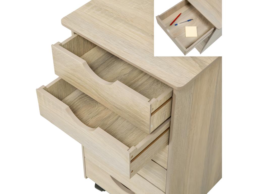 Meuble beige pour la maison, 36 x 40 x 65 cm